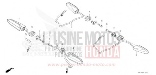 CLIGNOTANT NC750XAS de 2025